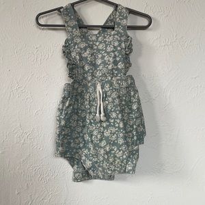 Charming Mary cross back romper